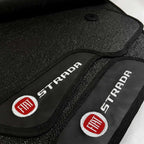 TAPETE BORRACHA PREMIUM STRADA 2020 A 2024 3 PEÇAS (CABINE DUPLA)