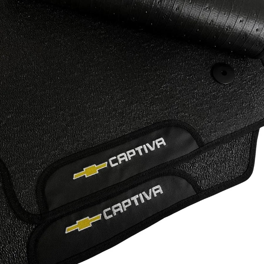 TAPETE BORRACHA PREMIUM CAPTIVA 2008 A 2017 3 PEÇAS