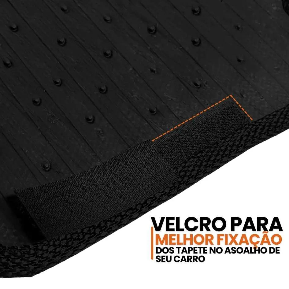 TAPETE BORRACHA PREMIUM HB20s 2012 A 2019 4 PEÇAS