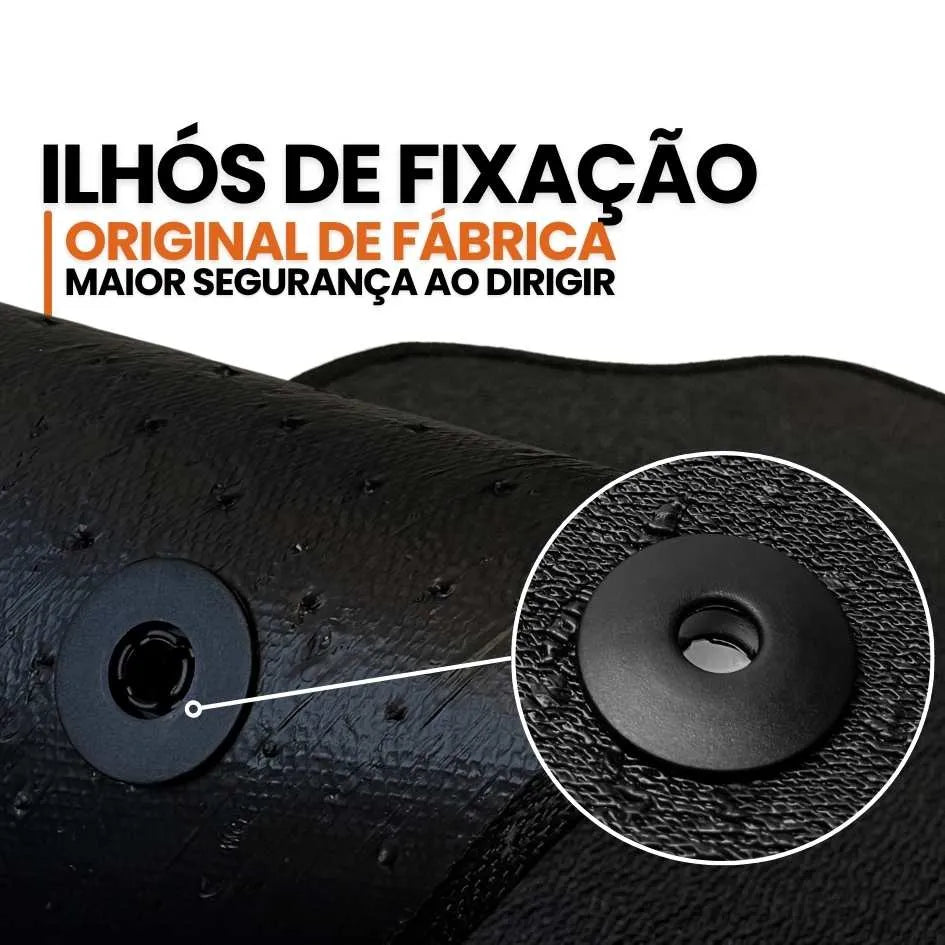 TAPETE BORRACHA PREMIUM SENTRA ADVANCE 2023 A 2025 3 PEÇAS