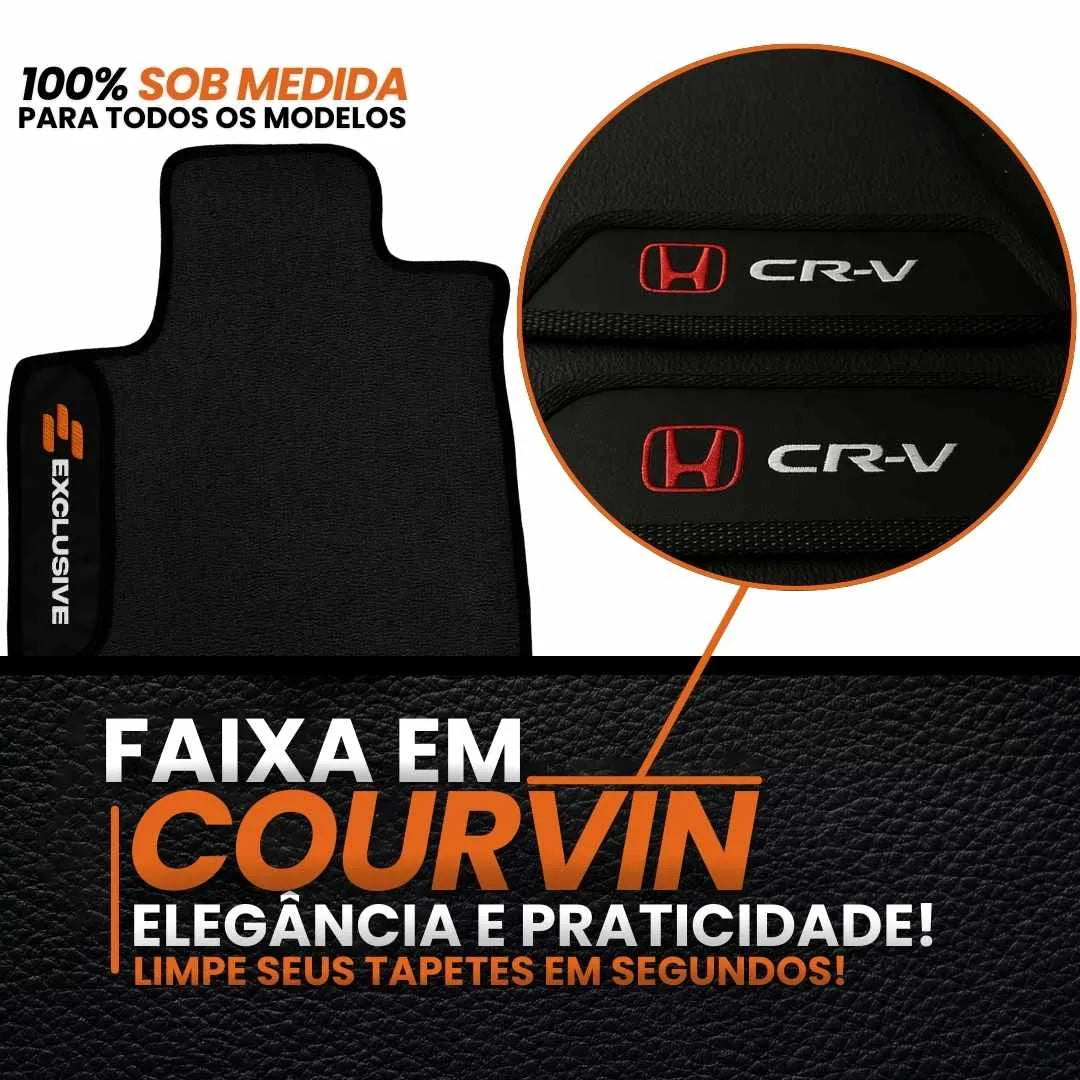 TAPETE BORRACHA PREMIUM SPIN 2018 A 2025 5 PEÇAS