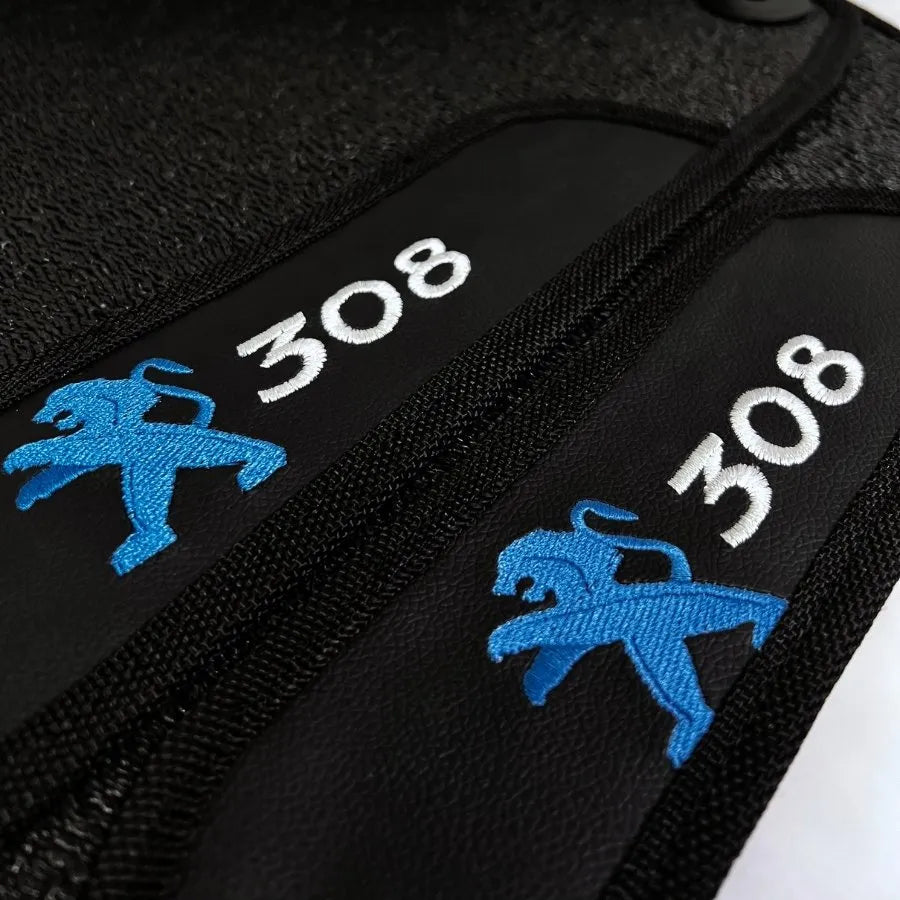 TAPETE BORRACHA PREMIUM PEUGEOT 308 2007 A 2019 4 PEÇAS