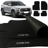 TAPETE BORRACHA PREMIUM CRETA 2022 A 2025 BORDADO 4 PEÇAS