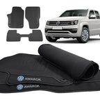 TAPETE BORRACHA PREMIUM AMAROK (COM PORTA COPOS)