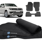 TAPETE BORRACHA PREMIUM AMAROK (SEM PORTA COPOS)