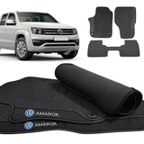 TAPETE BORRACHA PREMIUM AMAROK (SEM PORTA COPOS)