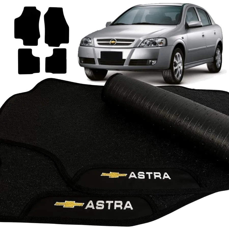 TAPETE BORRACHA PREMIUM ASTRA 1999 A 2011 4 PEÇAS