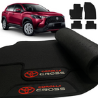 TAPETE BORRACHA PREMIUM COROLLA CROSS 4 PEÇAS
