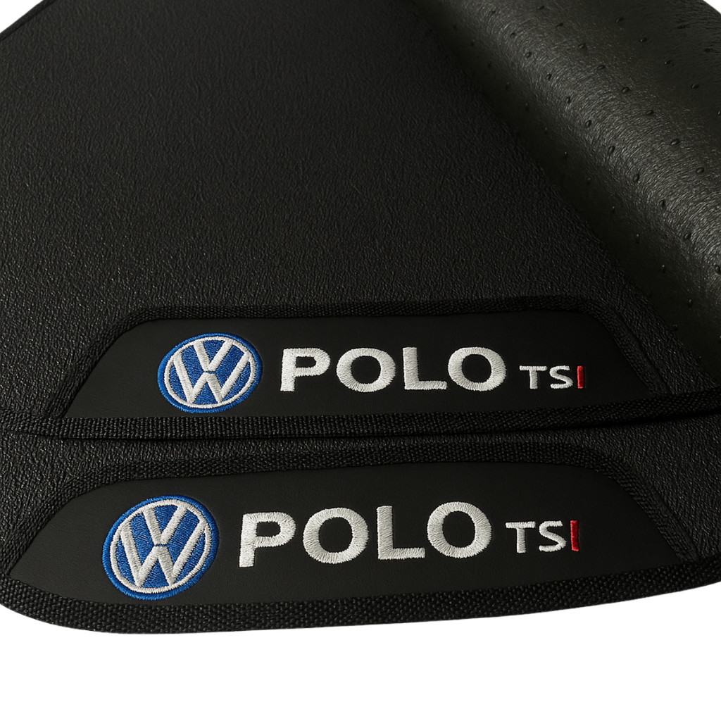 TAPETE BORRACHA PREMIUM POLO TSI 2018 A 2024 5 PEÇAS