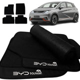 TAPETE BORRACHA PREMIUM BYD DOLPHIN PLUS 2023 A 2025 4 PEÇAS