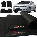 TAPETE BORRACHA PREMIUM CIVIC 2012 A 2016 3 PEÇAS