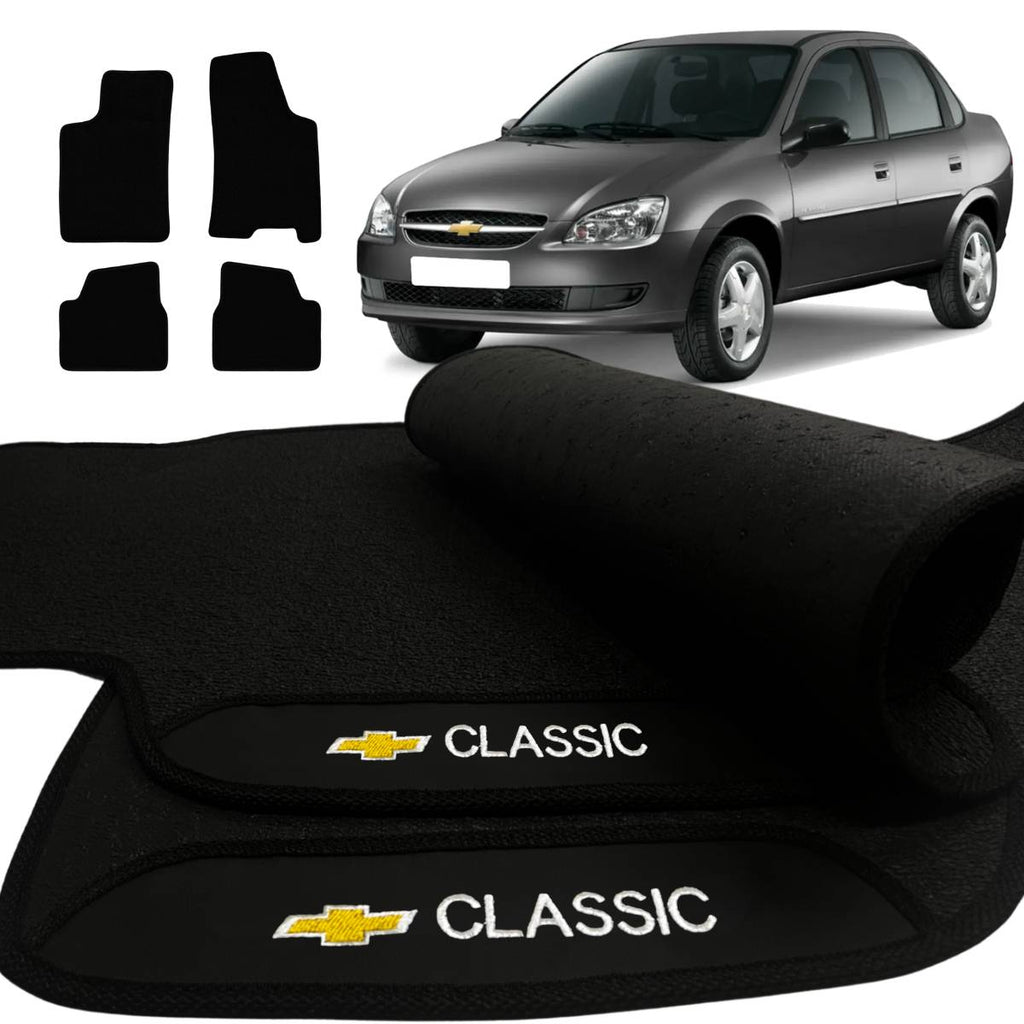 TAPETE BORRACHA PREMIUM CLASSIC 2002 A 2016 4 PEÇAS