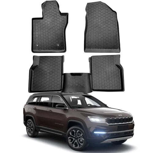 TAPETE BANDEJA COMMANDER 2016 A 2024 PRETO 5 PEÇAS