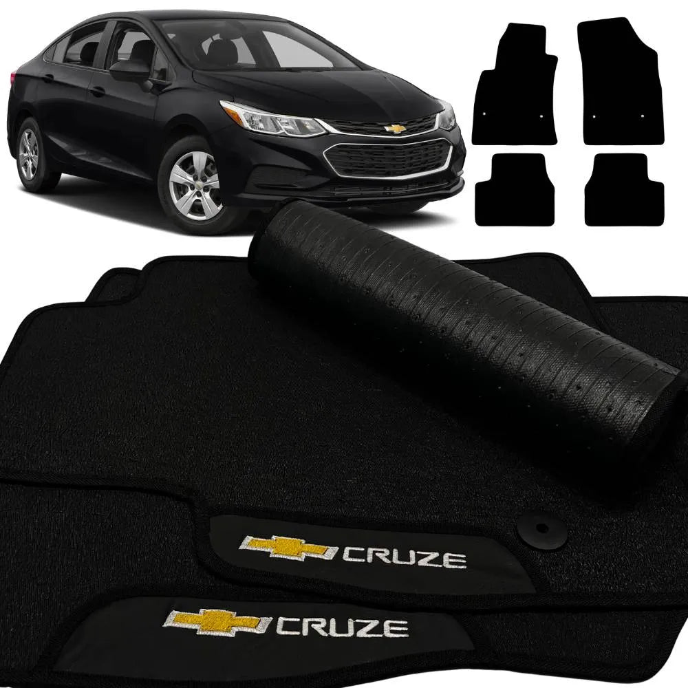 TAPETE BORRACHA PREMIUM CRUZE 2017 A 2023 4 PEÇAS