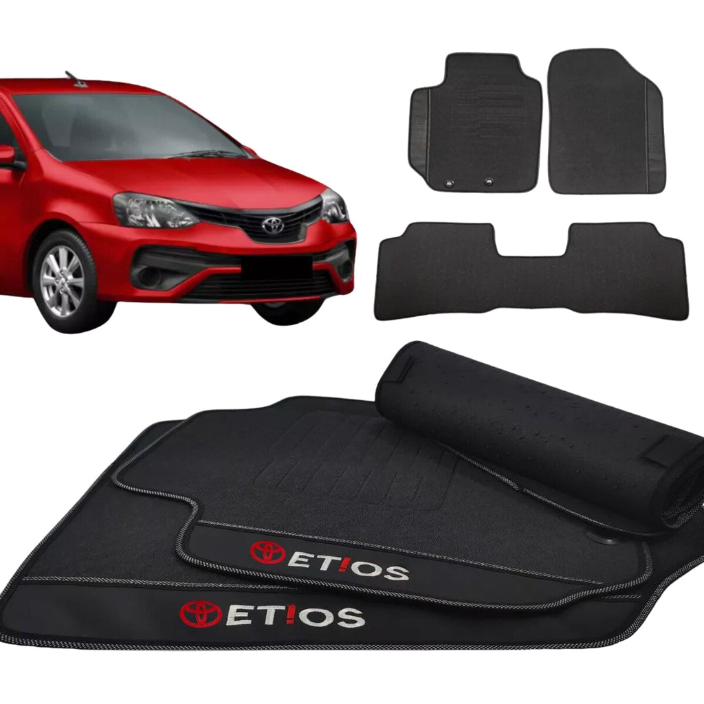 TAPETE BORRACHA PREMIUM ETIOS HATCH 2010 A 2024