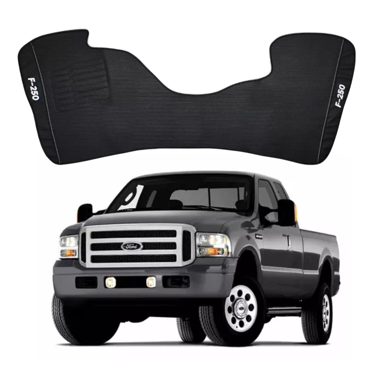 TAPETE BORRACHA PREMIUM F250 CABINE SIMPLES 2003 A 2011