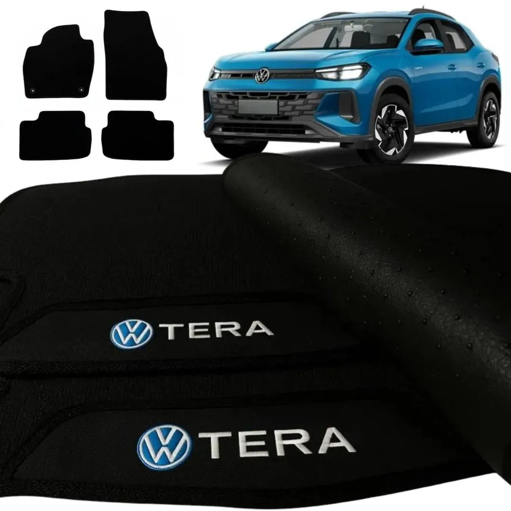 TAPETE BORRACHA PREMIUM TERA 2025 4 PEÇAS