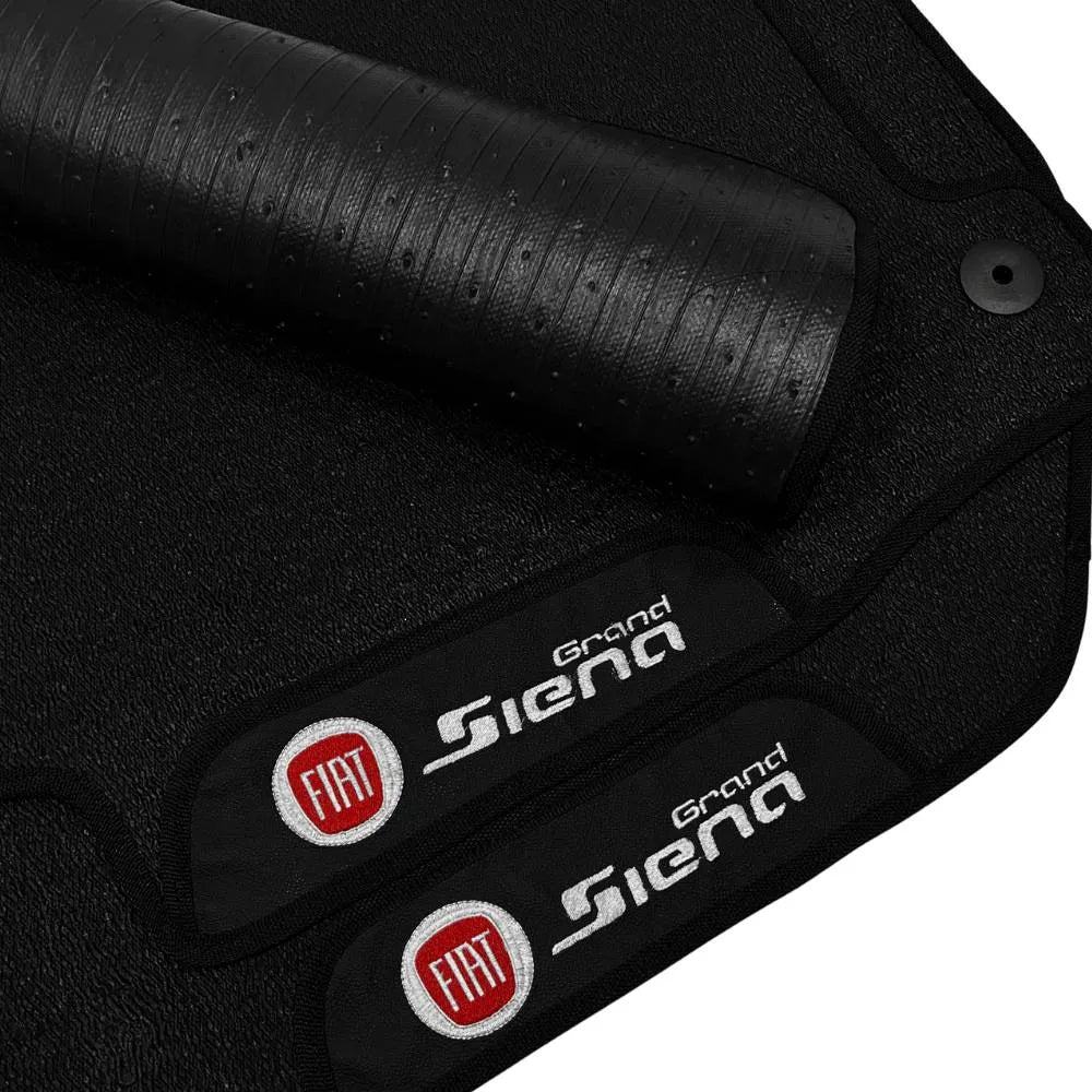 TAPETE BORRACHA PREMIUM GRAND SIENA 2012 A 2021 4 PEÇAS