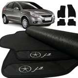 TAPETE BORRACHA PREMIUM JAC J3 2011 A 2018 4 PEÇAS