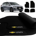 TAPETE BORRACHA PREMIUM ONIX HATCH 2020 A 2025 4 PEÇAS