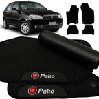 TAPETE BORRACHA PREMIUM PALIO 1996 A 2011 4 PEÇAS