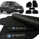 TAPETE BORRACHA PREMIUM POLO 2018 A 2024 5 PEÇAS