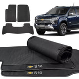 TAPETE BORRACHA PREMIUM S10 2019 A 2024 (3 PORTAS)