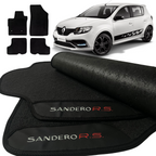 TAPETE BORRACHA PREMIUM SANDERO RS 2015 Á 2023 4 PEÇAS