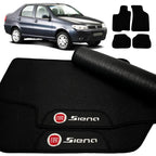 TAPETE BORRACHA PREMIUM SIENA 1996 A 2011 4 PEÇAS