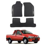 TAPETE BORRACHA PREMIUM STRADA 1999 A 2012 (CABINE DUPLA)