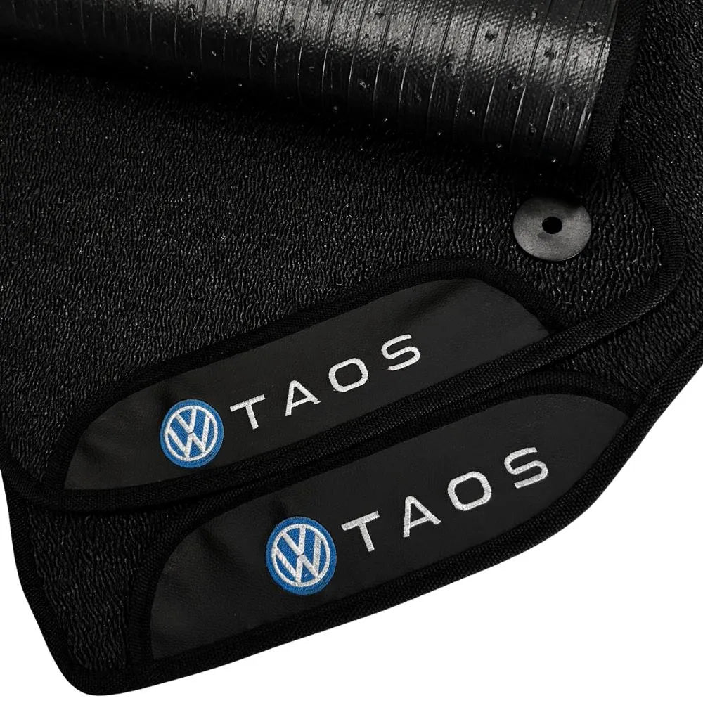 TAPETE BORRACHA PREMIUM TAOS 2021 A 2024 3 PEÇAS