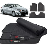 TAPETE BORRACHA PREMIUM YARIS SEDAN 2018 A 2024 3 PEÇAS