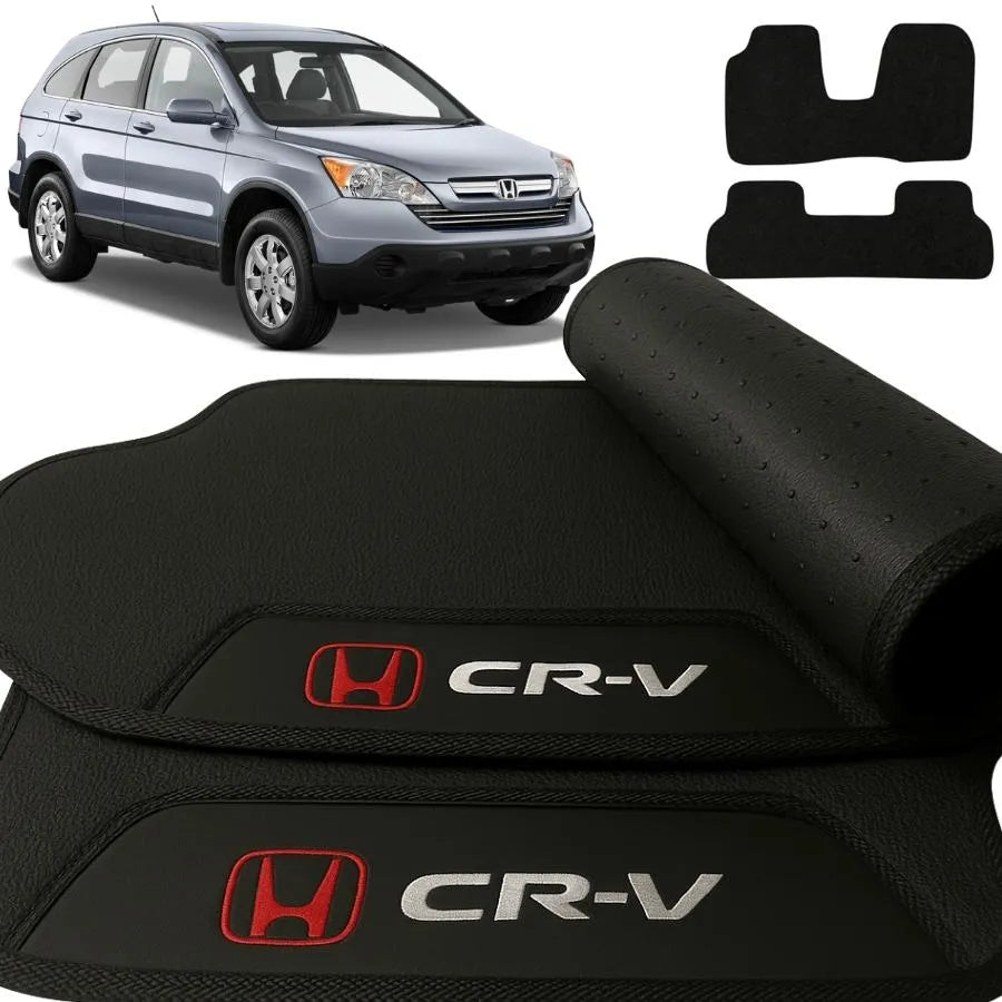 TAPETE BORRACHA PREMIUM CR-V 2007 A 2011 2 PEÇAS