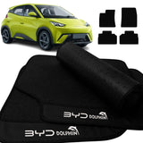 TAPETE BORRACHA PREMIUM BYD DOLPHIN MINI GS 2023 A 2025 BORDADO 4 PEÇAS