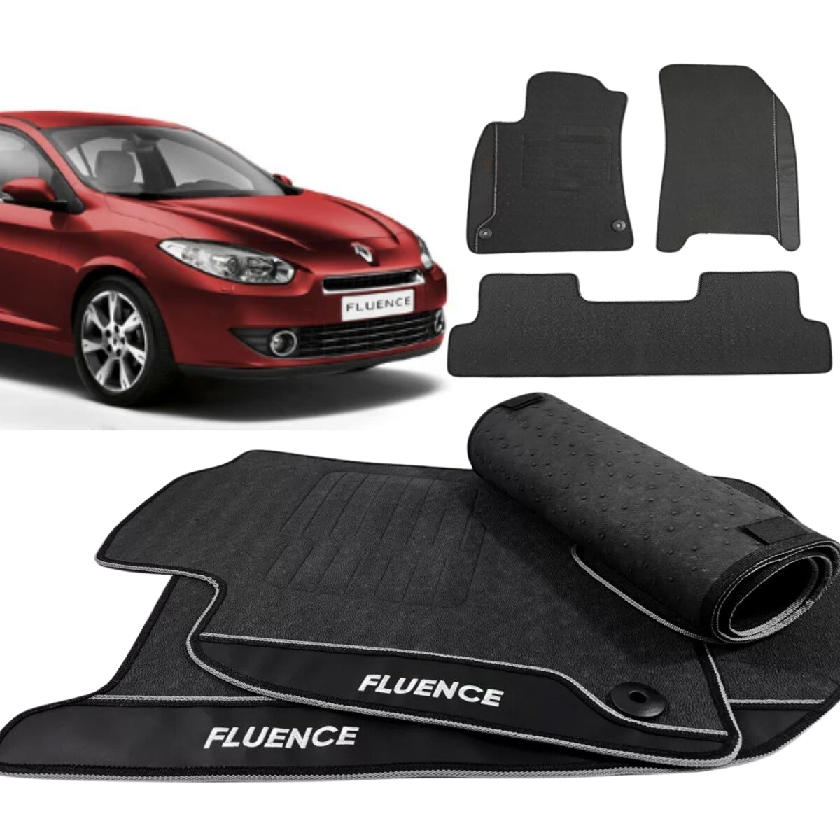 TAPETE BORRACHA PREMIUM FLUENCE 2010 A 2018