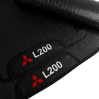 TAPETE BORRACHA PREMIUM L200 TRITON 2005 A 2017 3 PEÇAS