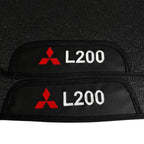 TAPETE BORRACHA PREMIUM L200 TRITON 2005 A 2017 3 PEÇAS