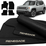 TAPETE BORRACHA PREMIUM RENEGADE 2015 A 2024 4 PEÇAS